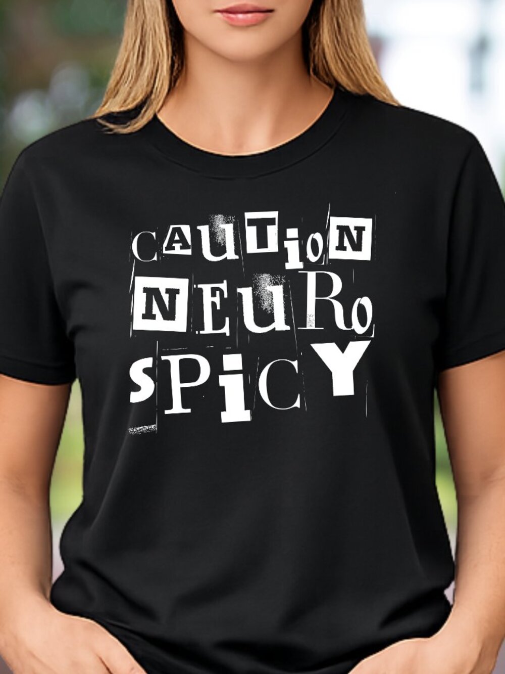 Caution Neuro Spicy Graphic Tee